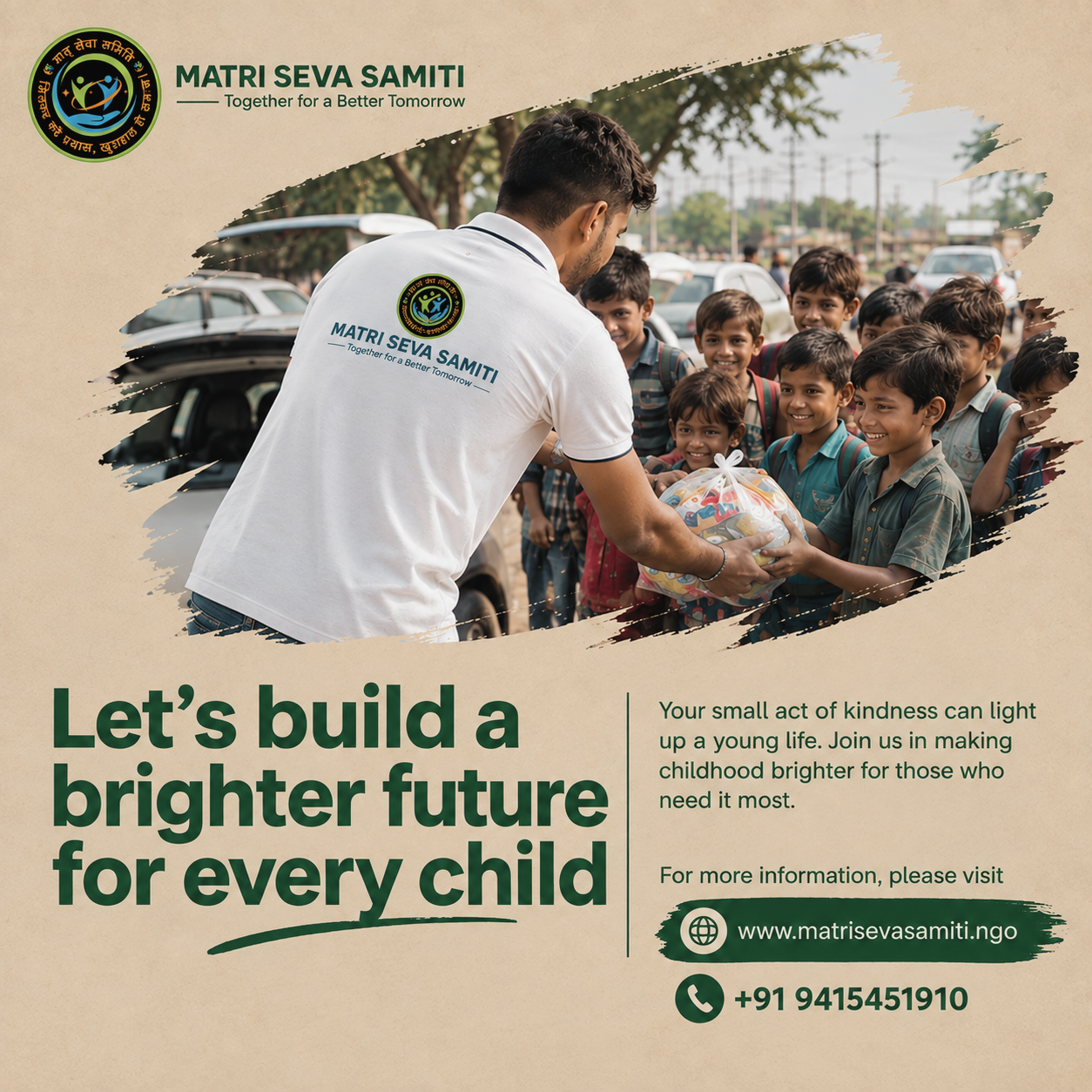 Support Underprivileged Children in Prayagraj | Child Welfare & Community Support